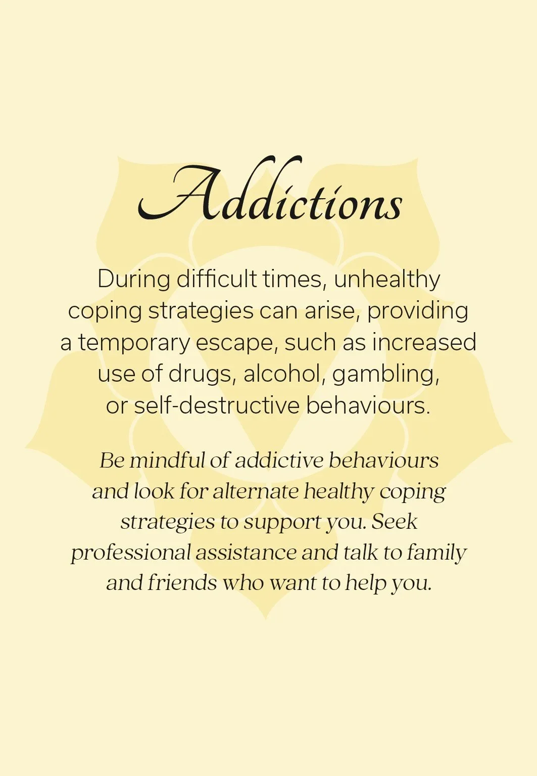 Love After Loss – Grief Chakra Healing Cards - Addictions.webp