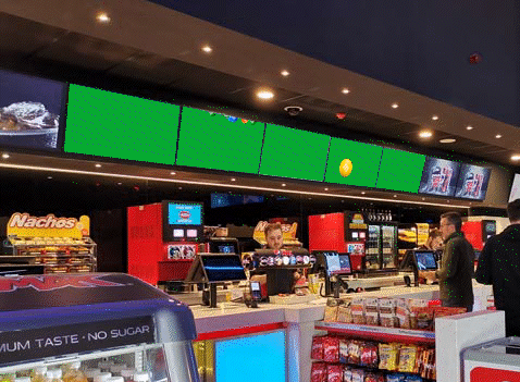 Multi-screen M&M's cinema takeovers