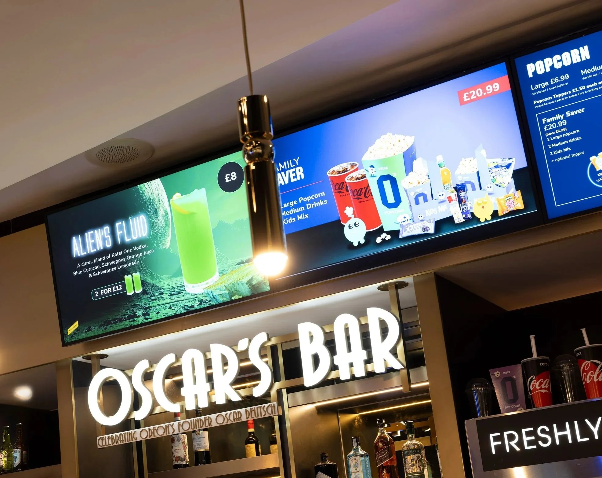 ODEON Digital Signage Content