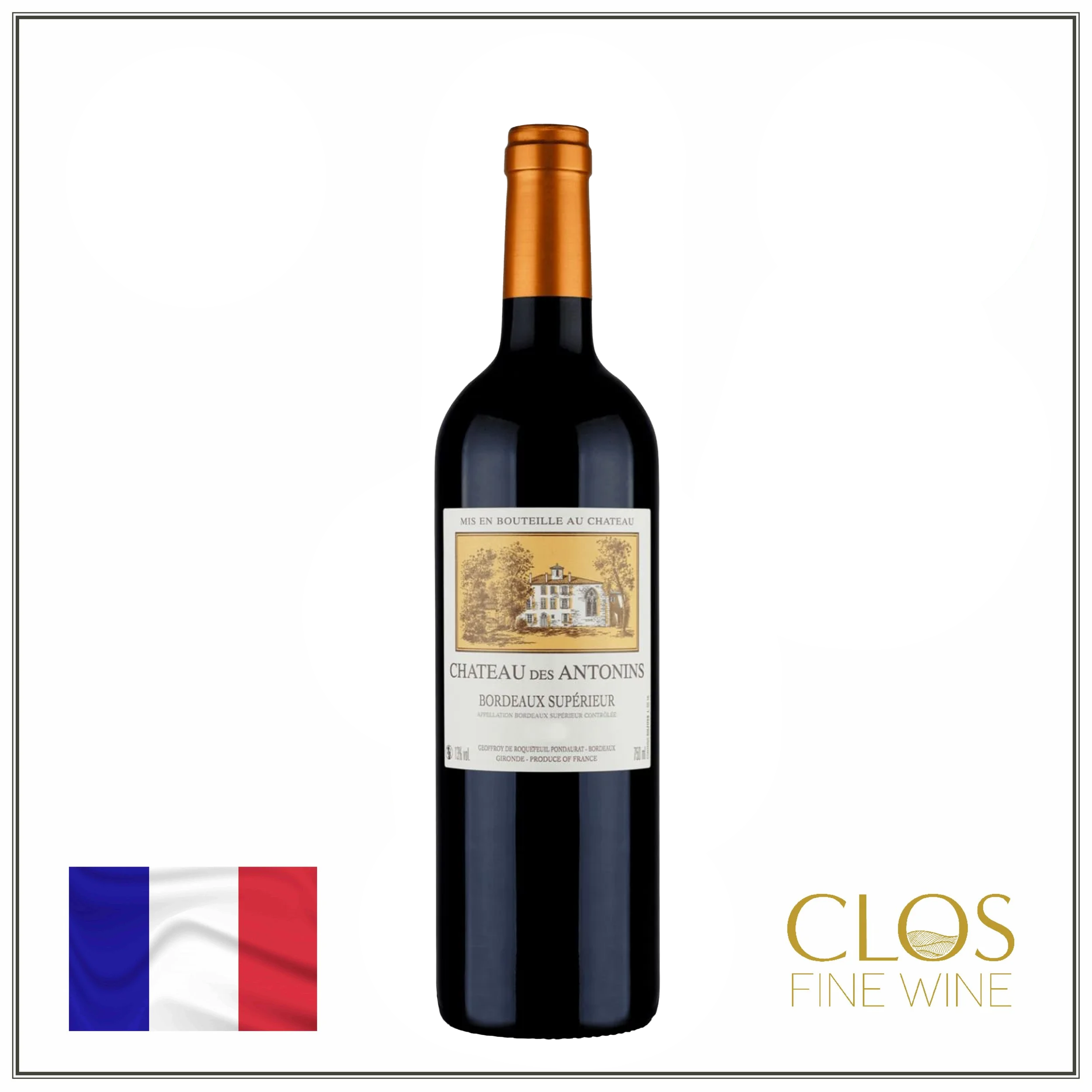 Château des Antonins, Bordeaux Superieur, 2020