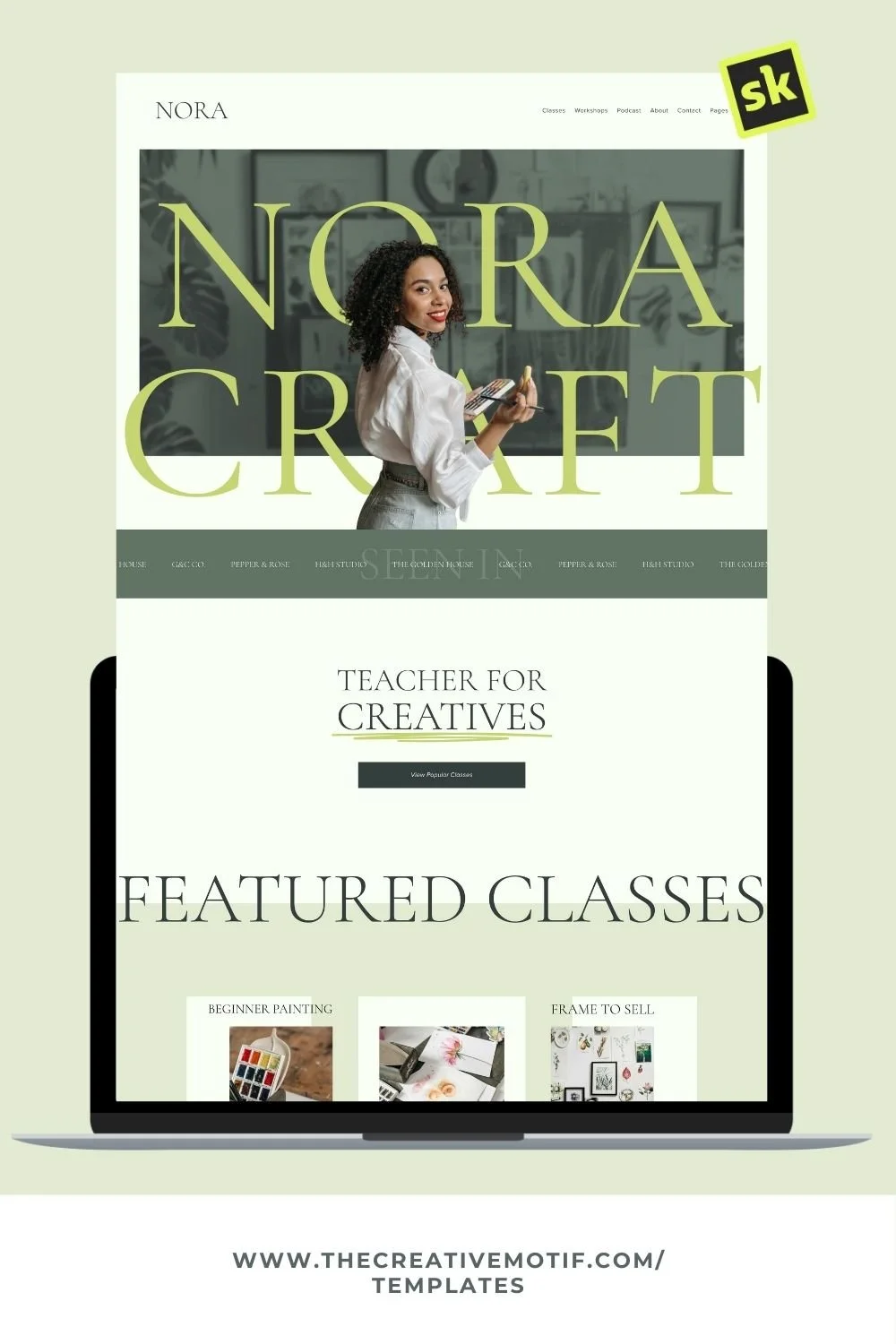 Featured: Squarespace Template Nora
