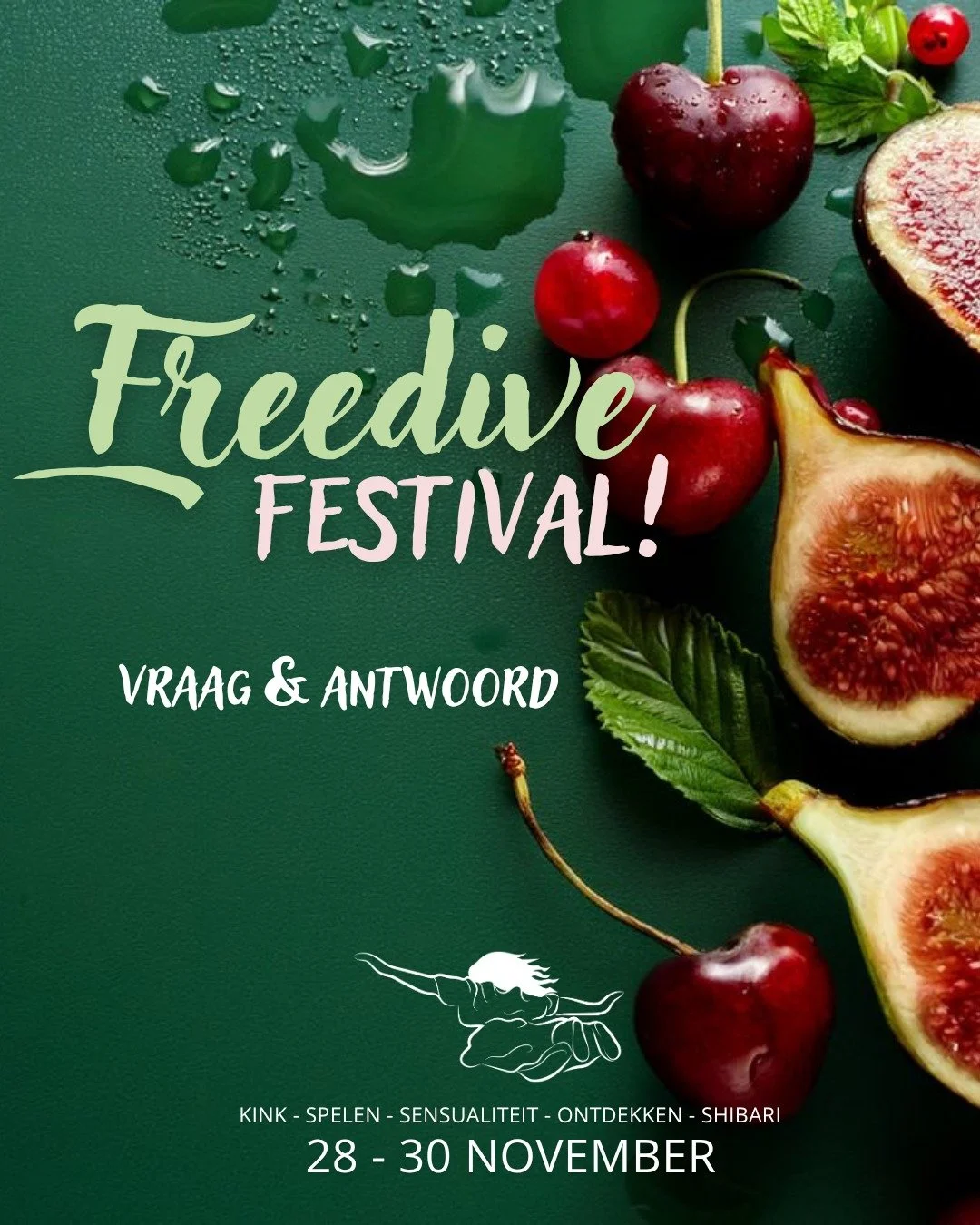 Freedive Festival Friday heeft dit keer een post speciaal voor alle vragen die je misschien wel hebt! Verrassing, wij hebben de antwoorden. π
Dus, wil je iets weten over of het iets voor jou is, hoe het werkt met het slapen, eten, de workshops, hoe