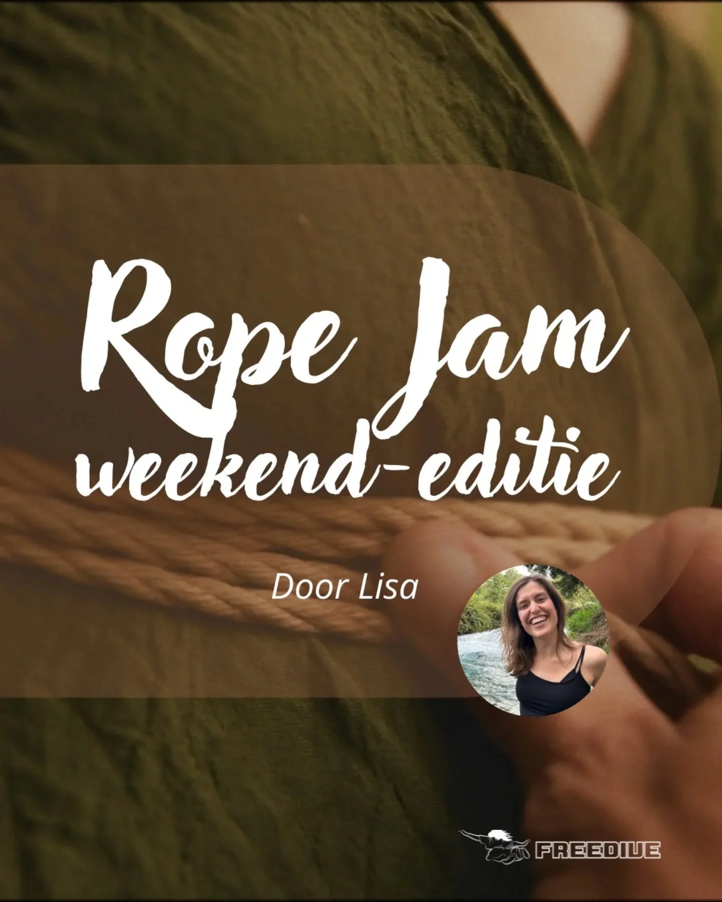 Zaterdag is er weer een lekkere relaxte ropejam in de middag. π«ΆπΌ
Met om de jam mee te starten een mini-workshopje over je eigen lichaam inzetten in touw (als rigger). Daarin doen we korte mix&match achtige oefeningen om elkaar wat te leren ken