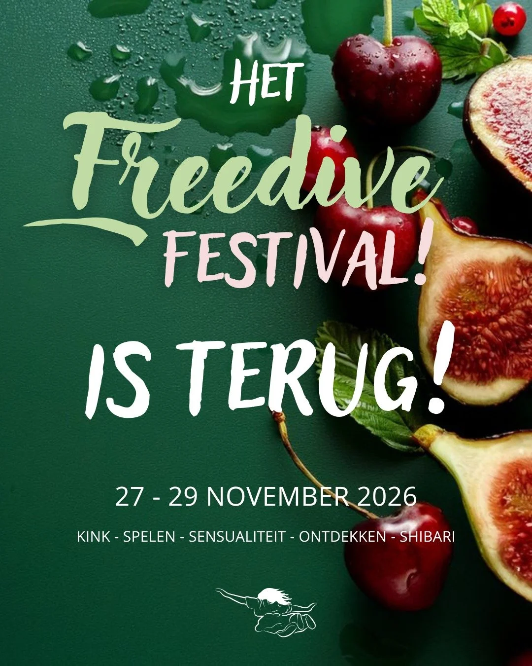 Jaaaaa, het is 1 april, en nee, het is geen grap: het Freedive Festival is terug! De locatie is geboekt, de hottub staat klaar, een aantal facilitators zijn al gevraagd, Simone Lisa &amp; Martijn hebben er zin in, en nu hebben we nog deelnemers nodig
