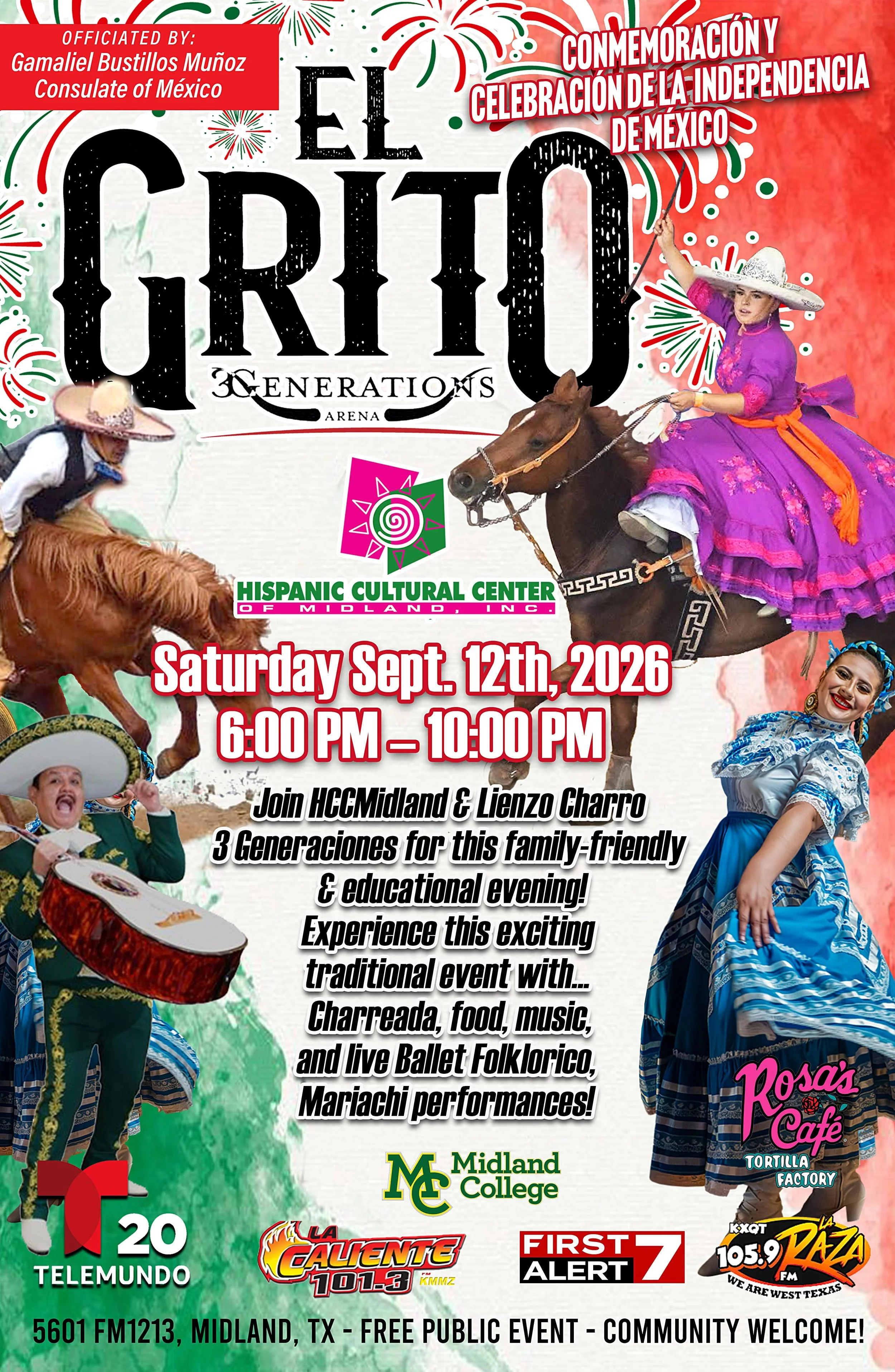 “EL GRITO” Mexican Independence Commemoration
