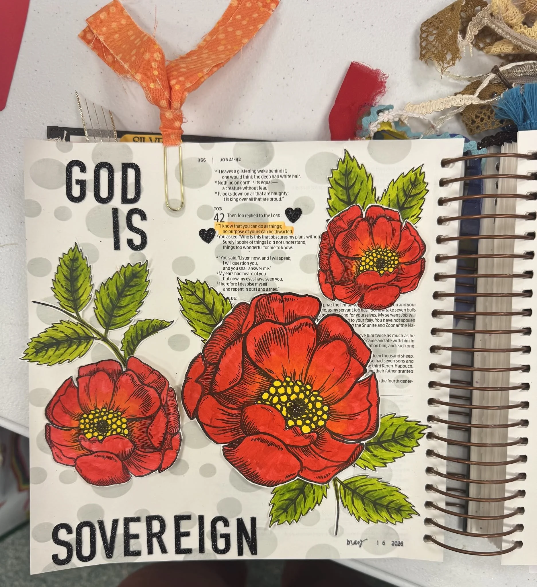 August Bible Art - God is Sovereign-Job 42:2