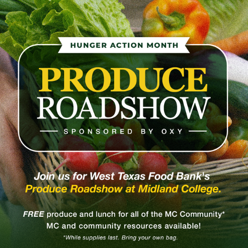 West Texas Food Bank + Midland College's Produce Roadshow