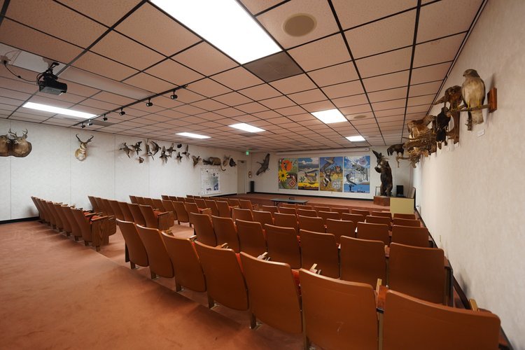 auditorium at Sibley Nature Center