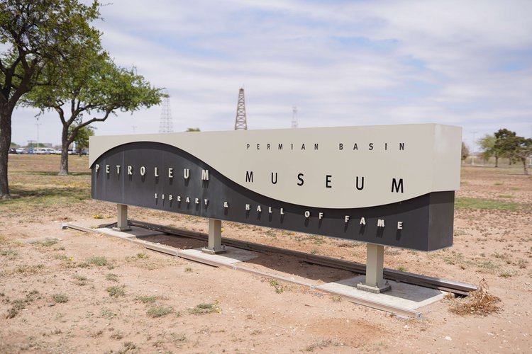 Petroleum Museum entrance sign