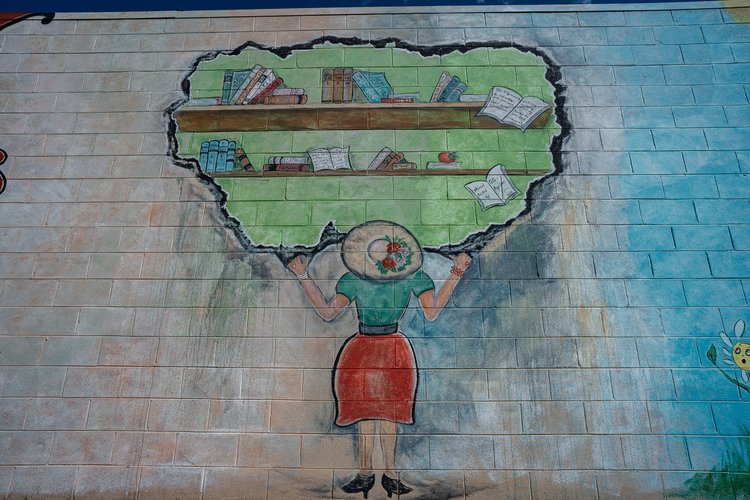 Friends of the Libraries Bookstore Mural