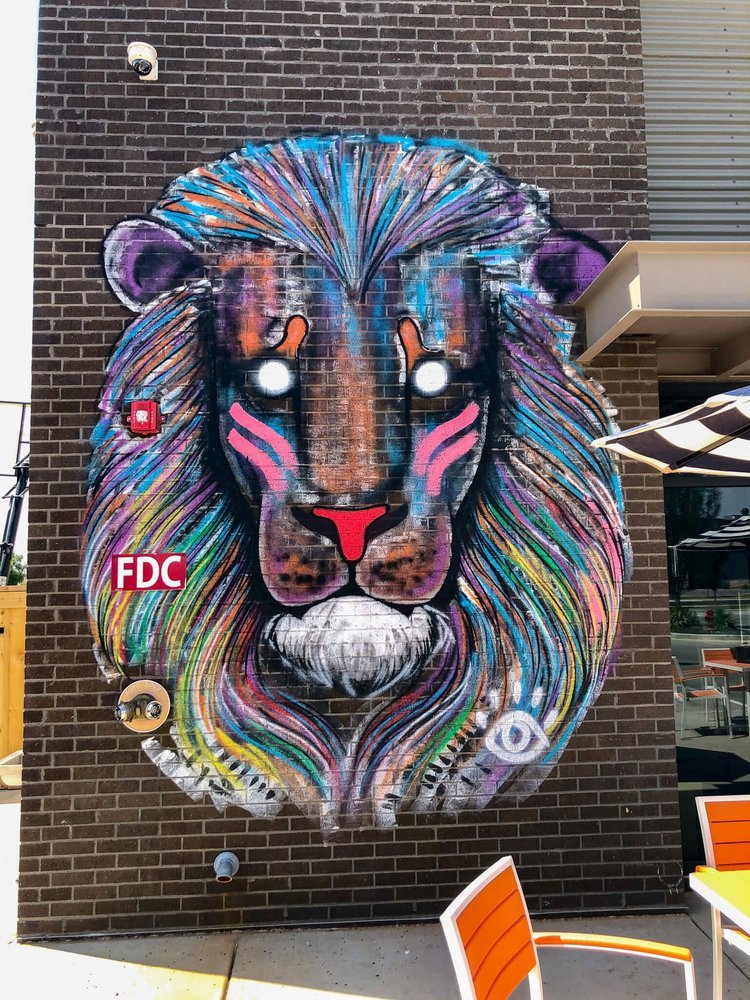 Popbar Midland Lions Mural