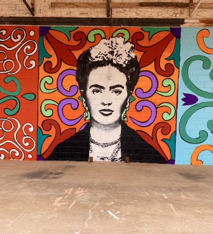 Van Stavern Interiors Frida Kahlo mural in Midland