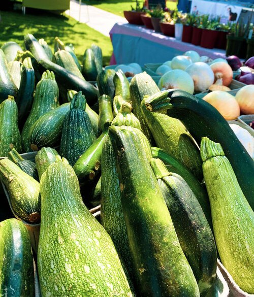 fresh vegetables at Midland Downtown Farmers Market