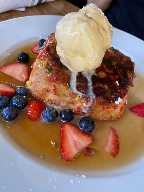 Cork and Pig cereal french toast