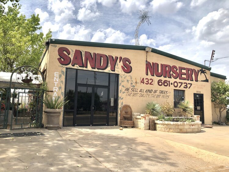 Sandy’s Nursery in Midland, Texas
