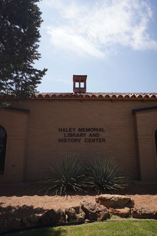 Haley Memorial Library and History Center building in Midland