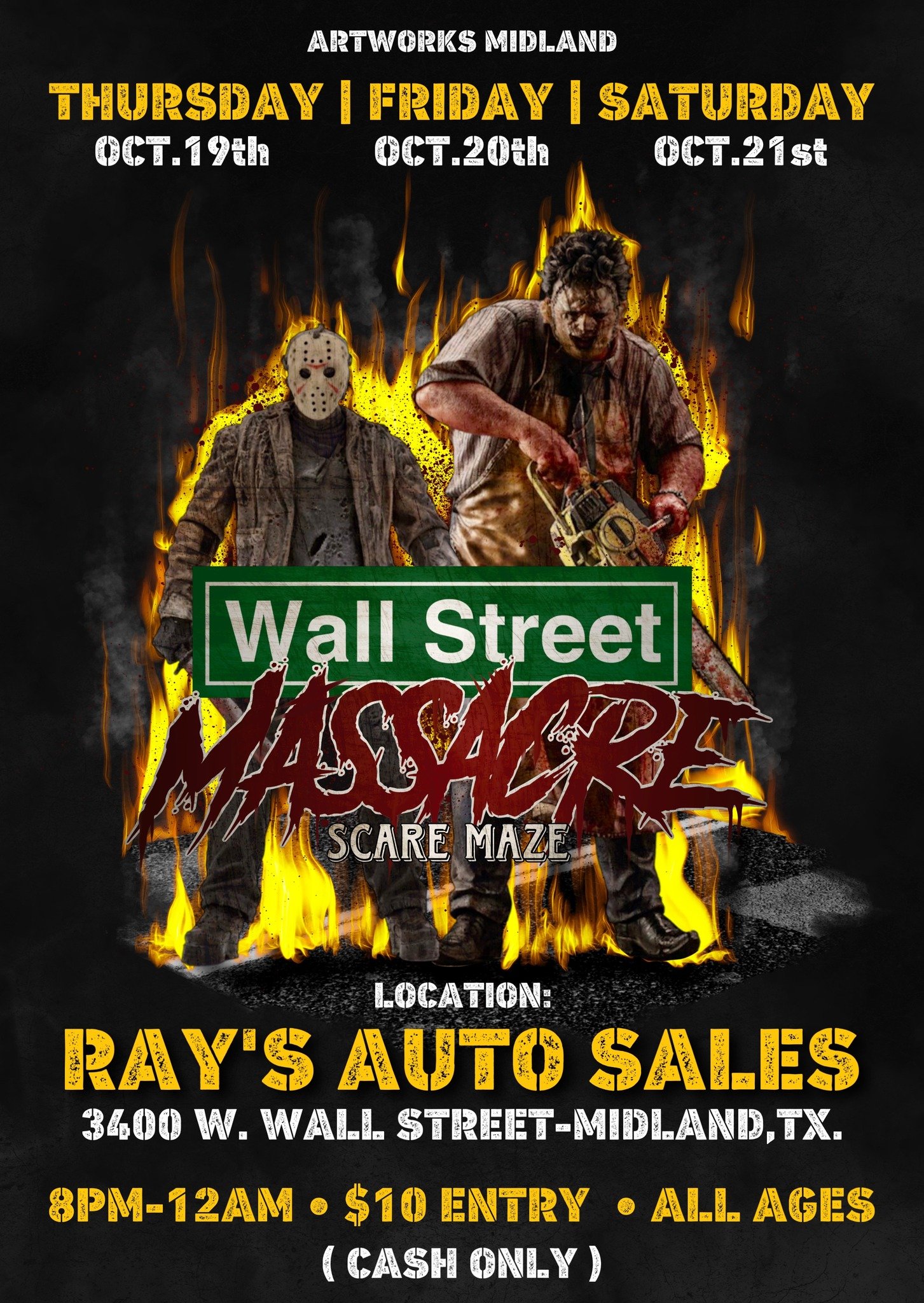 Wall Street Scare Maze