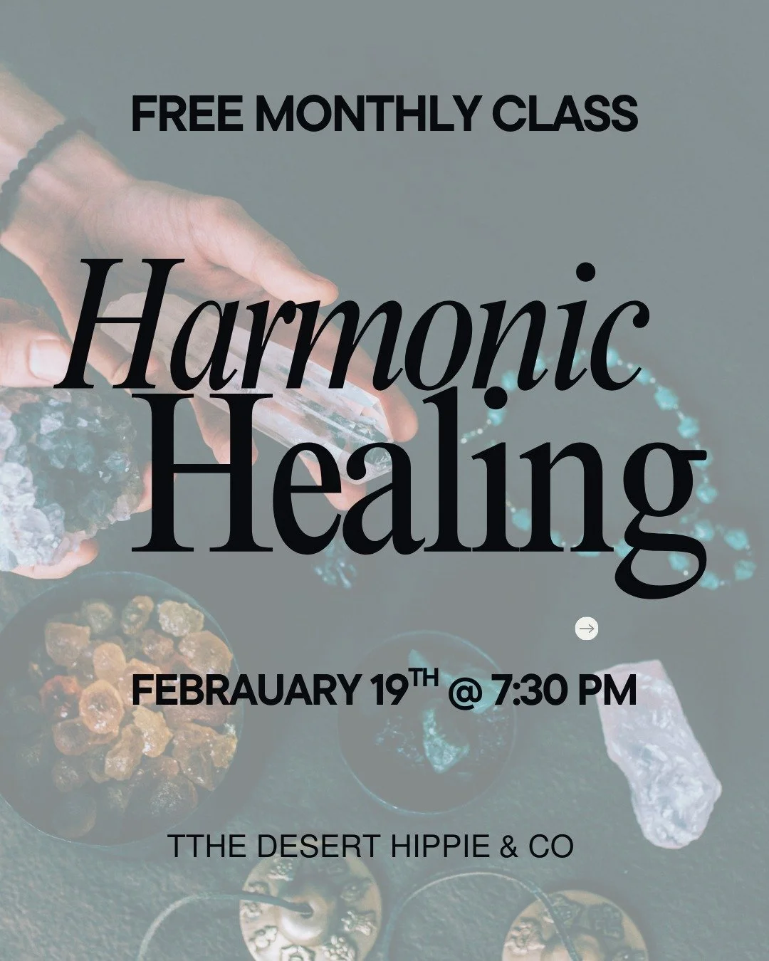 Harmoni Healing ~ Free Holistic Class