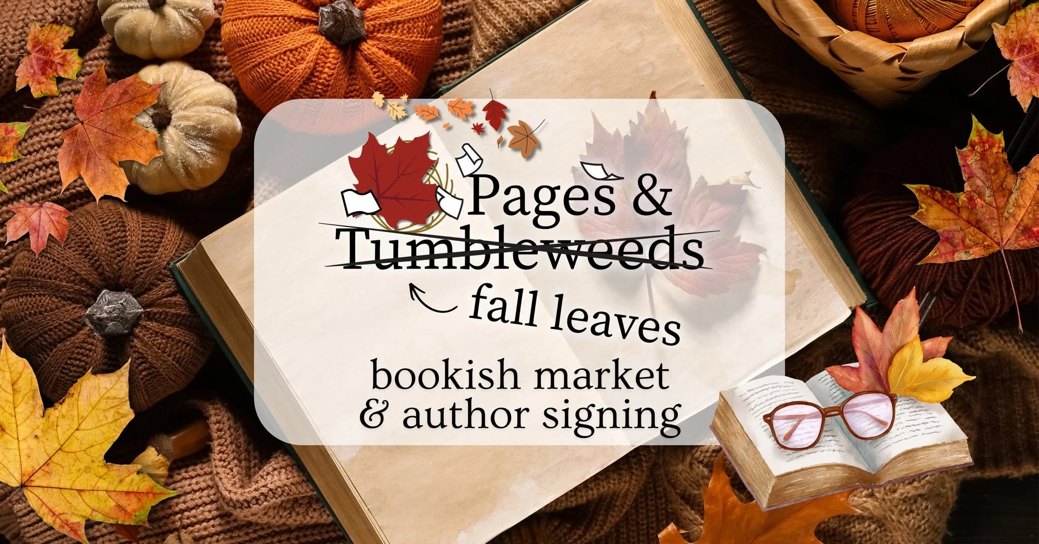 Pages & Fall Leaves Bookish Market