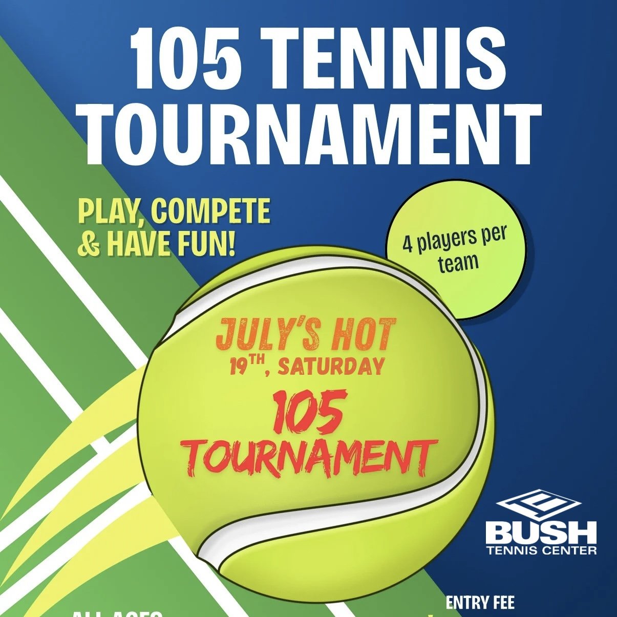 105 Tennis Tournament