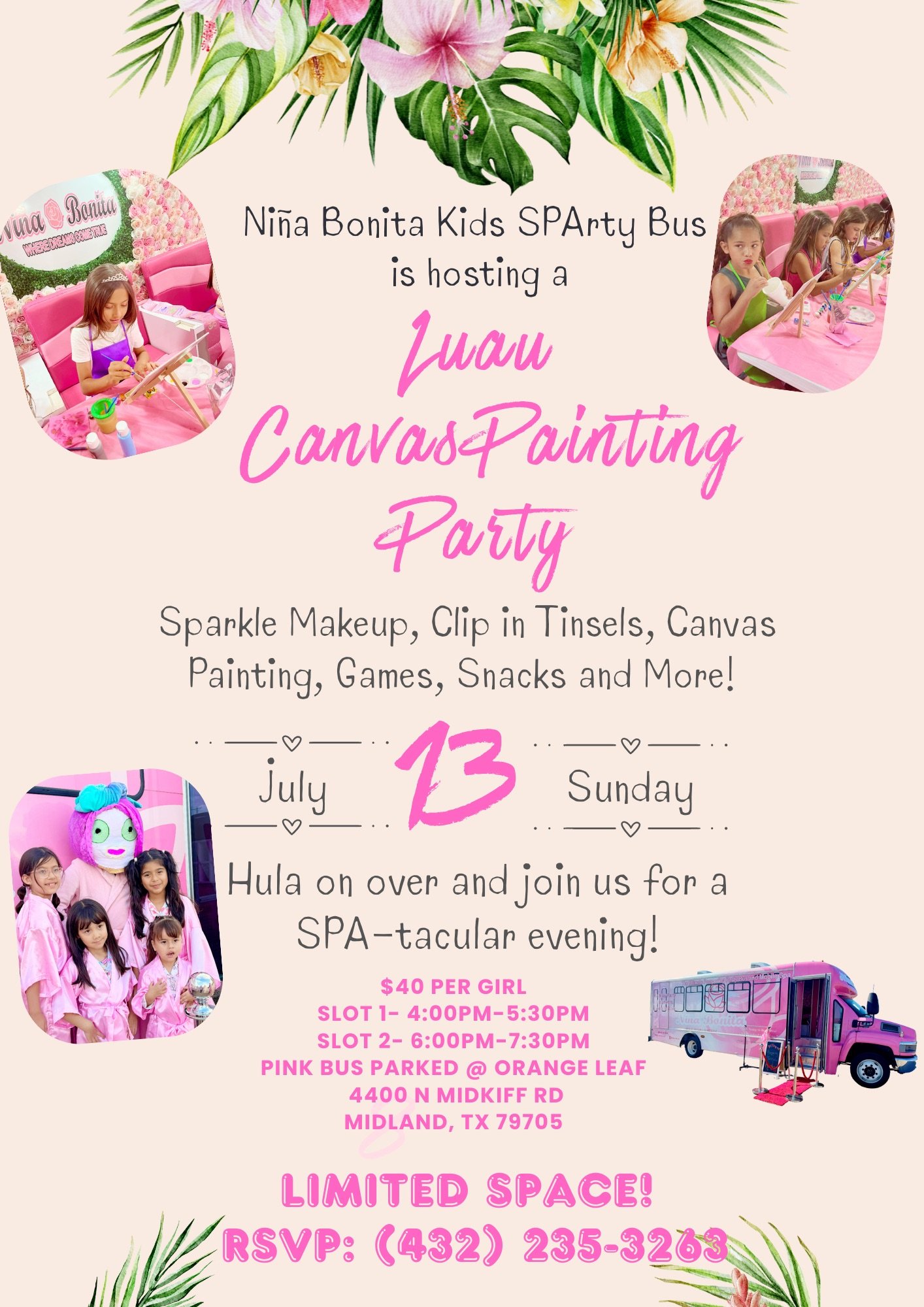 Luau Canvas Painting Party
