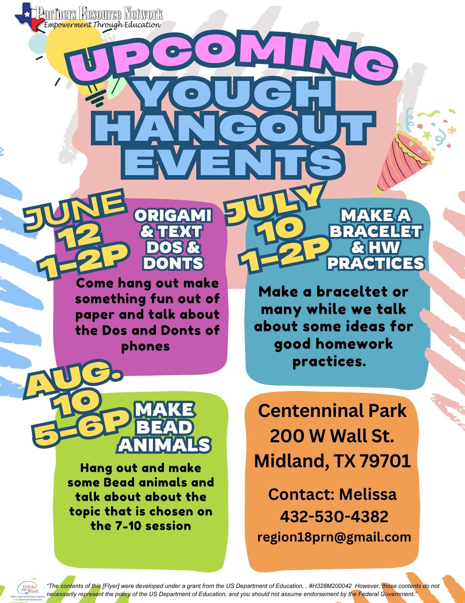 Youth Hangout - Make Bracelets