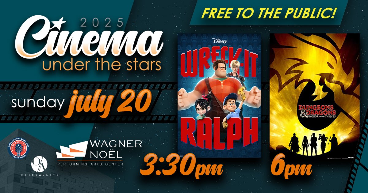 Cinema Under the Stars : Wreck it Ralph & Dungeons & Dragons