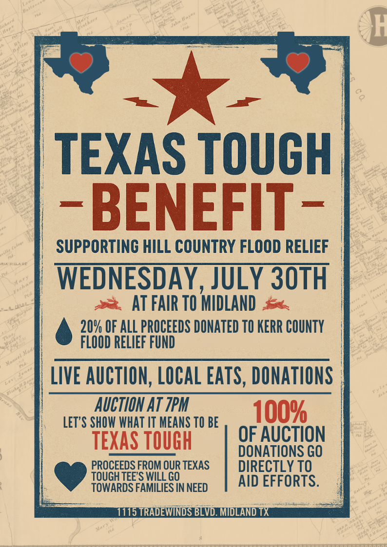 Industry Wednesday Texas Tough Benefit - Supporting Hill Country Flood Relief