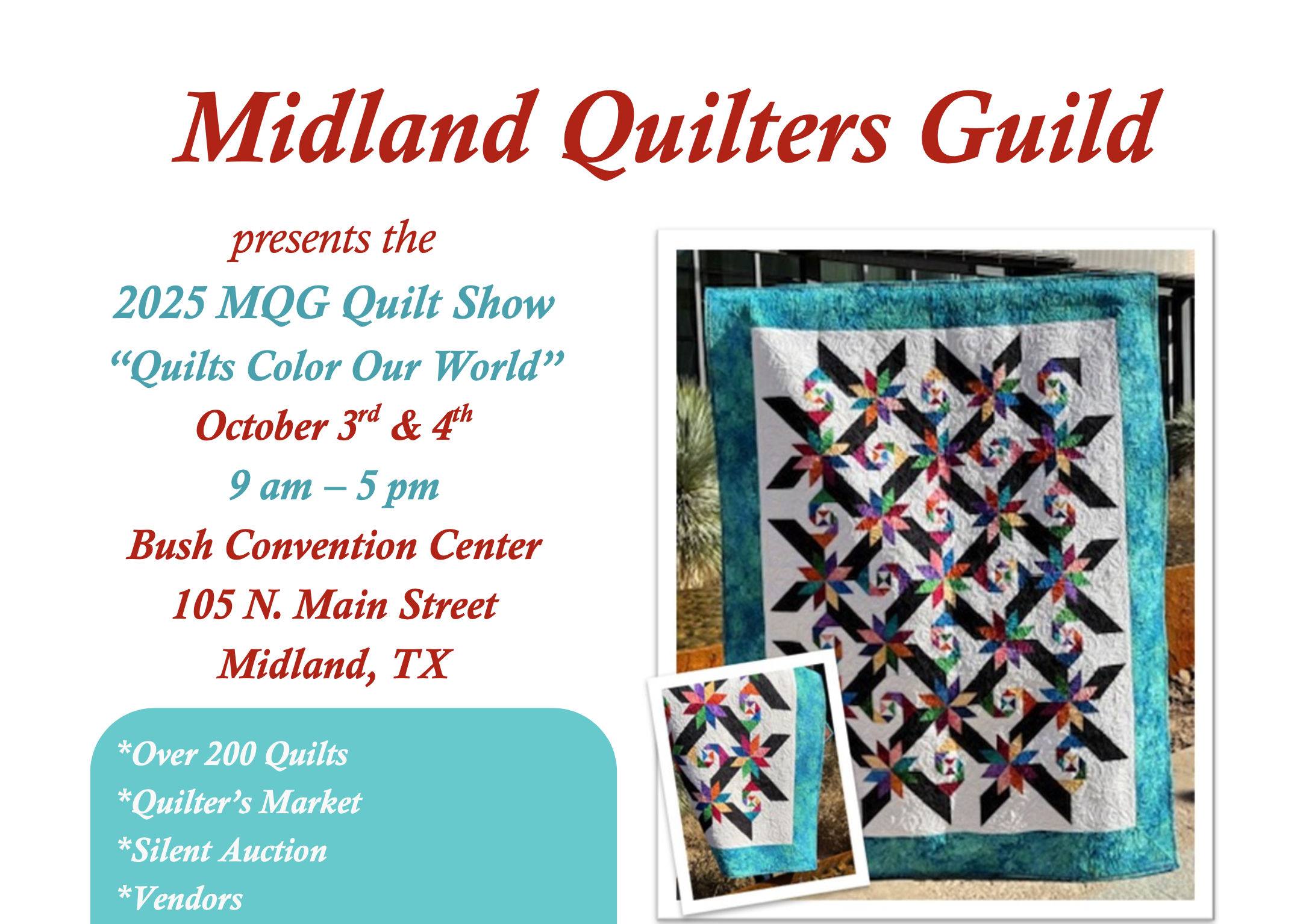 Midland Quilters Guild 2025 Quilt Show