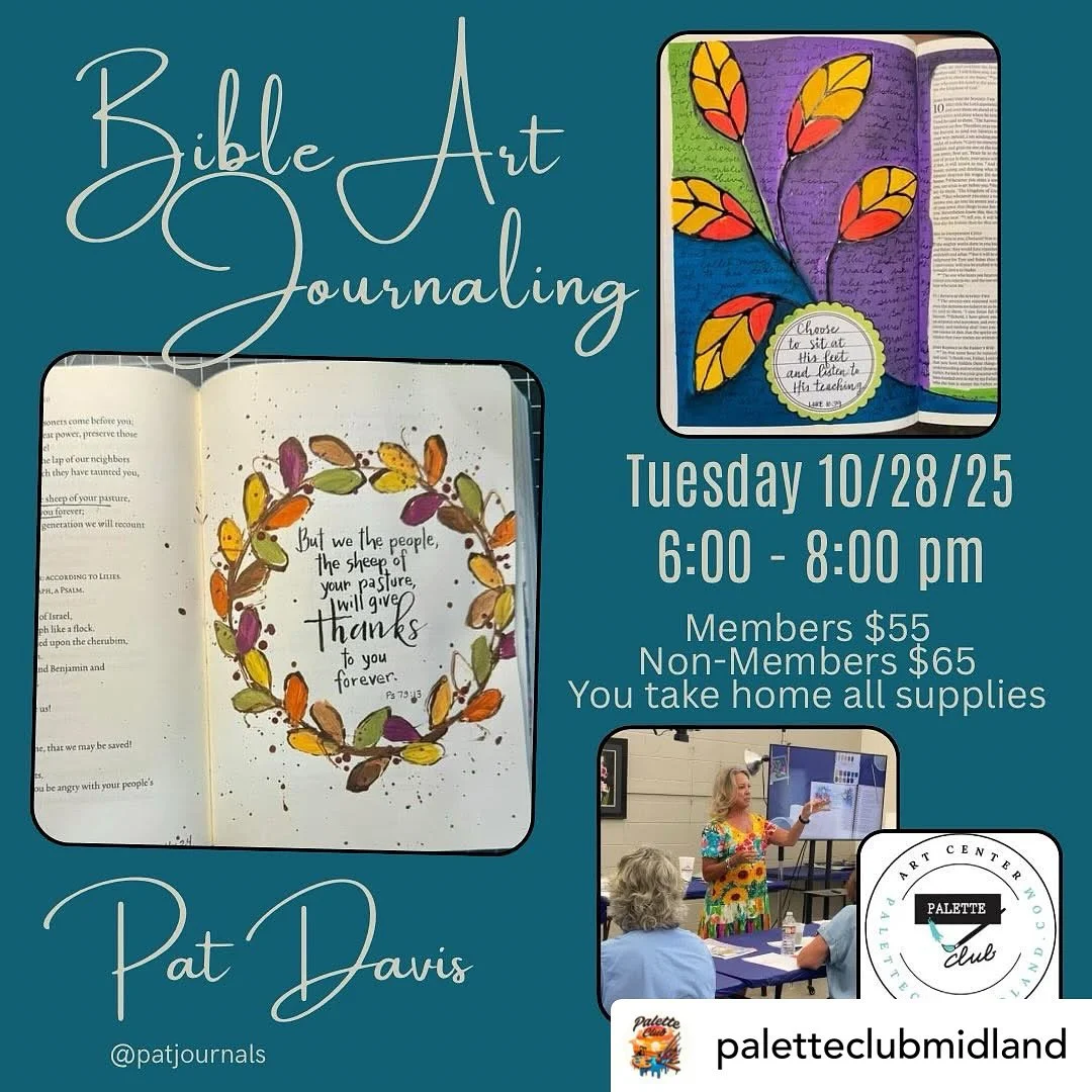Bible Art Journaling Workshop with Pat Davis