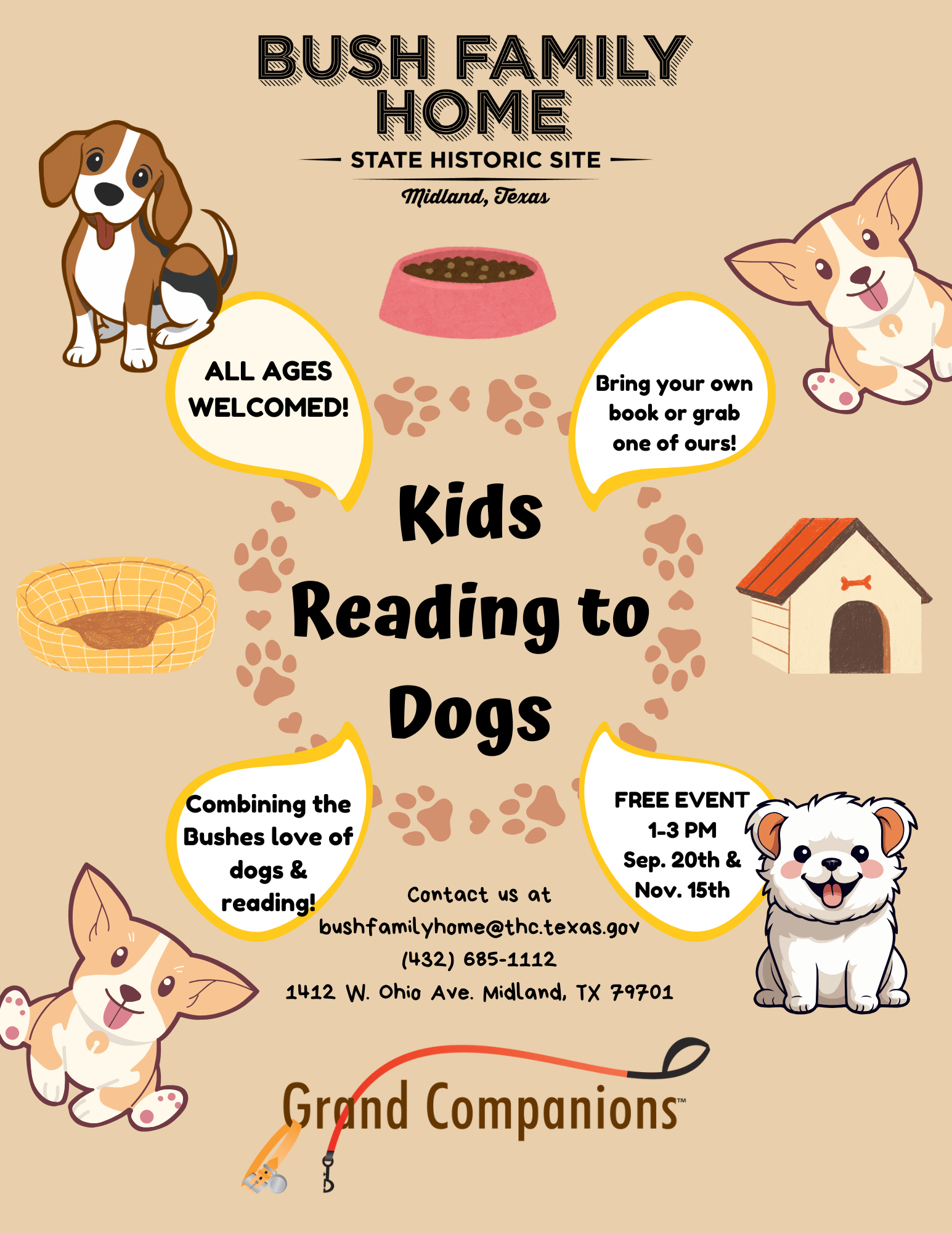 Kids Reading to Dogs
