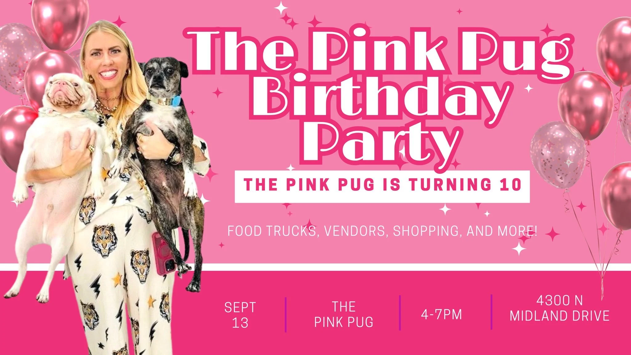 The Pink Pug Birthday Bash