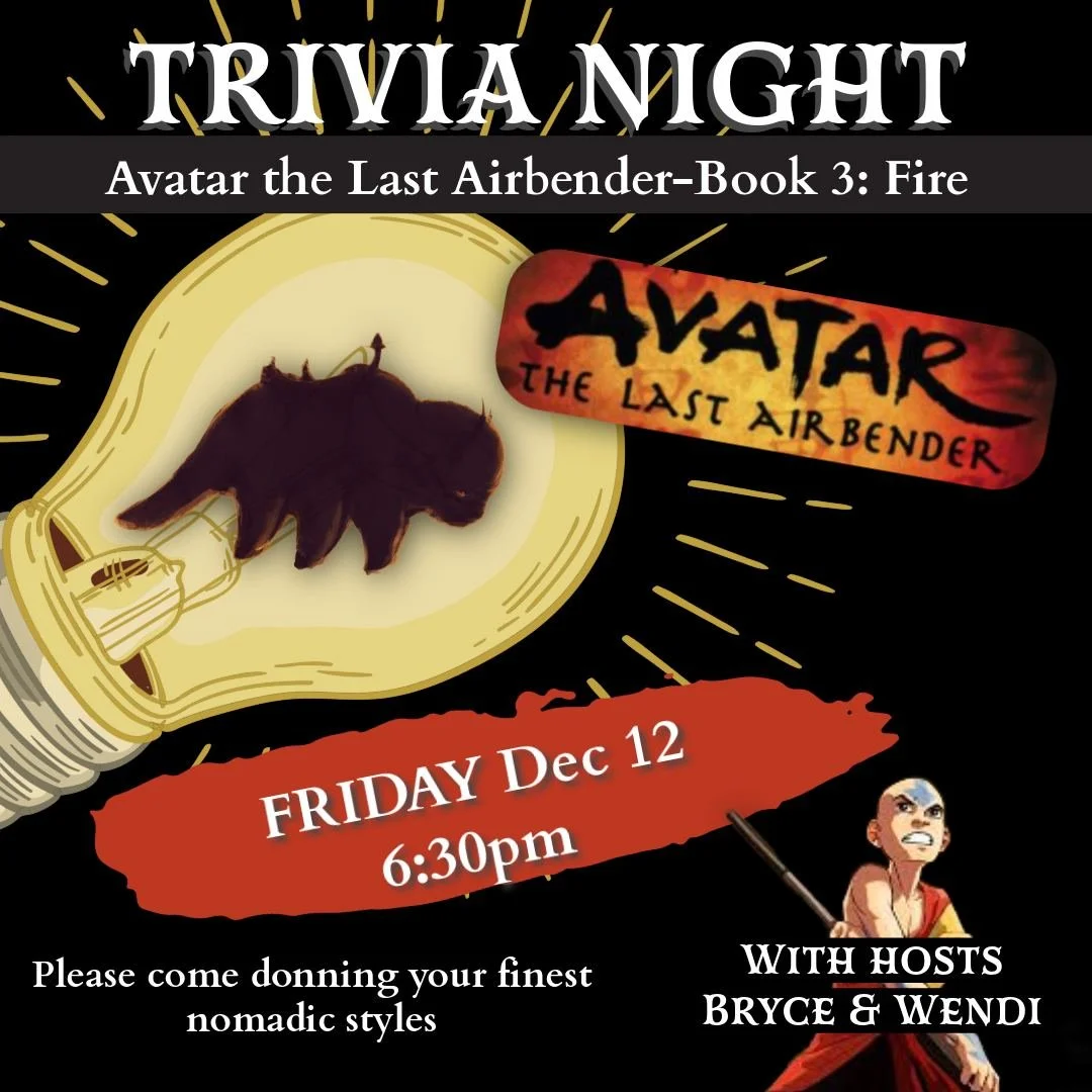 Trivia Night-Avatar the Last Airbender