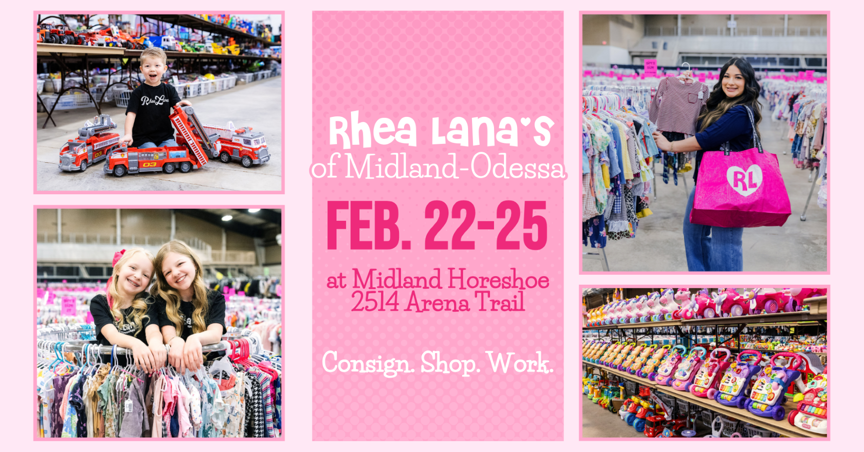 Rhea Lana's of Midland-Odessa Spring-Summer Family Shopping Event