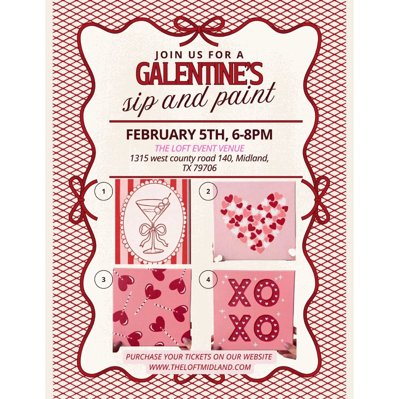 Galentines sip and paint 