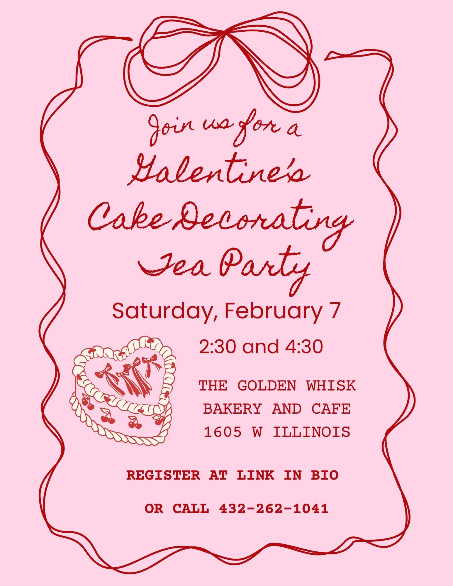 Afternoon Tea and cake decorating event