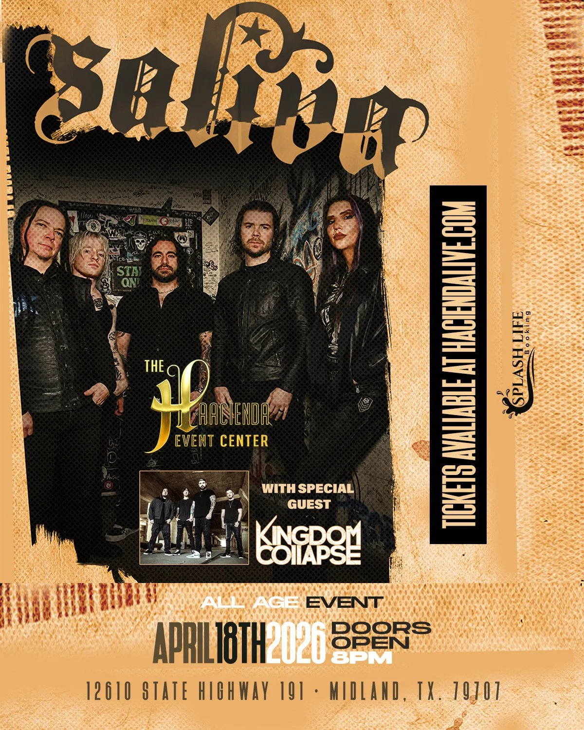 Saliva Live in concert