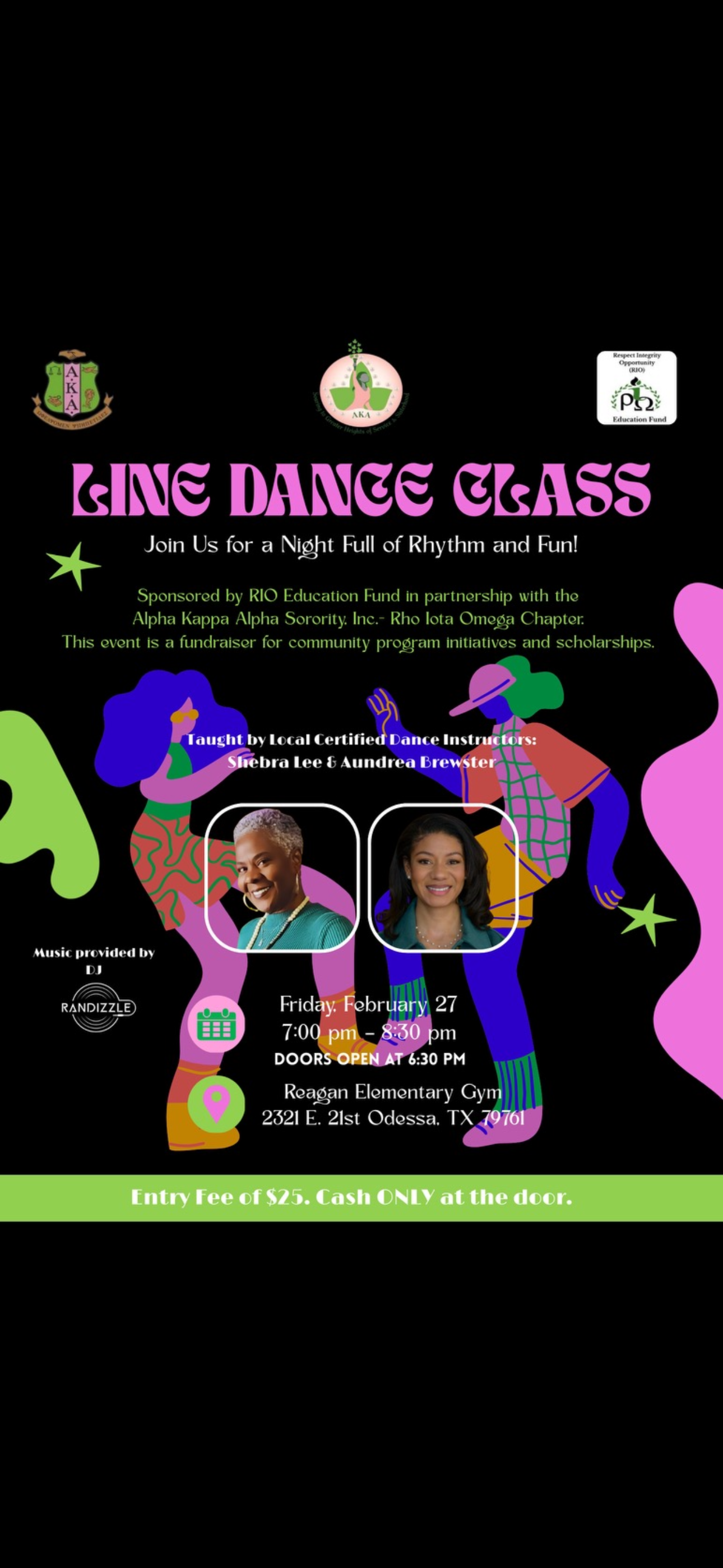 2nd Annual Line Dance Class.