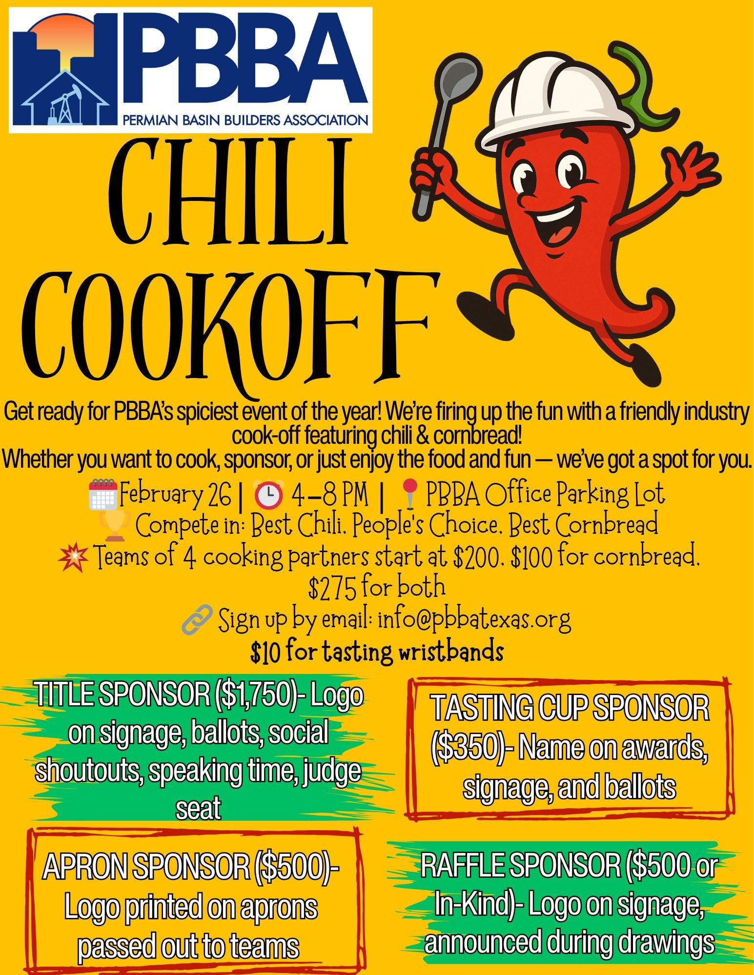 February Chili Cookoff!