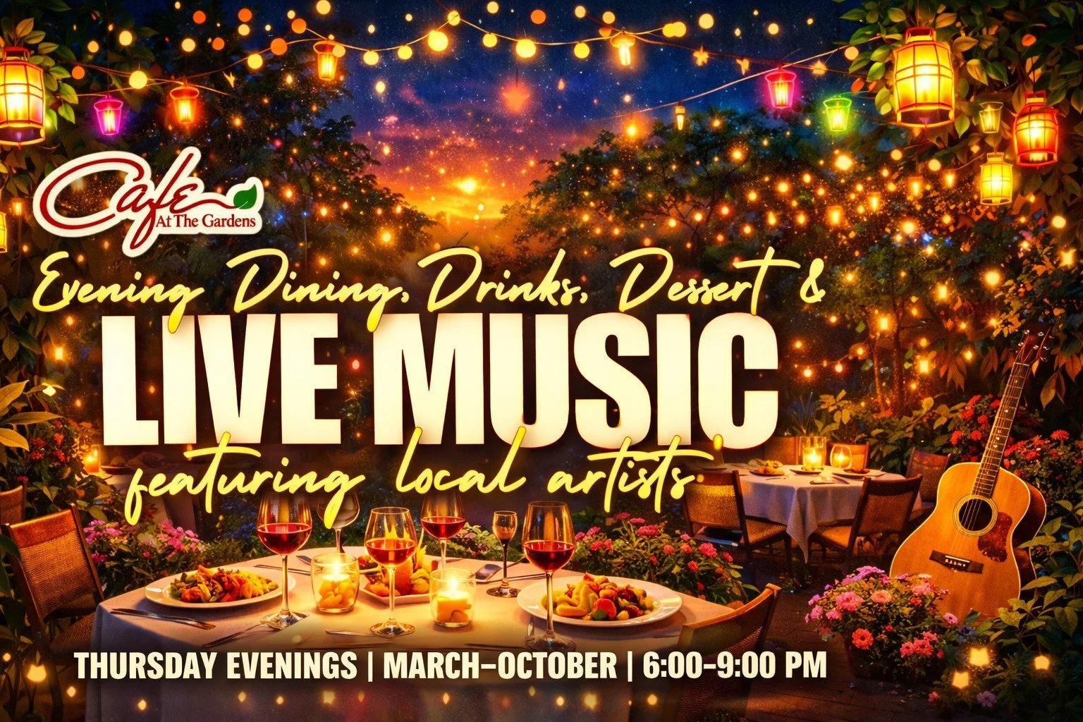 Live Music and Evening Dining 