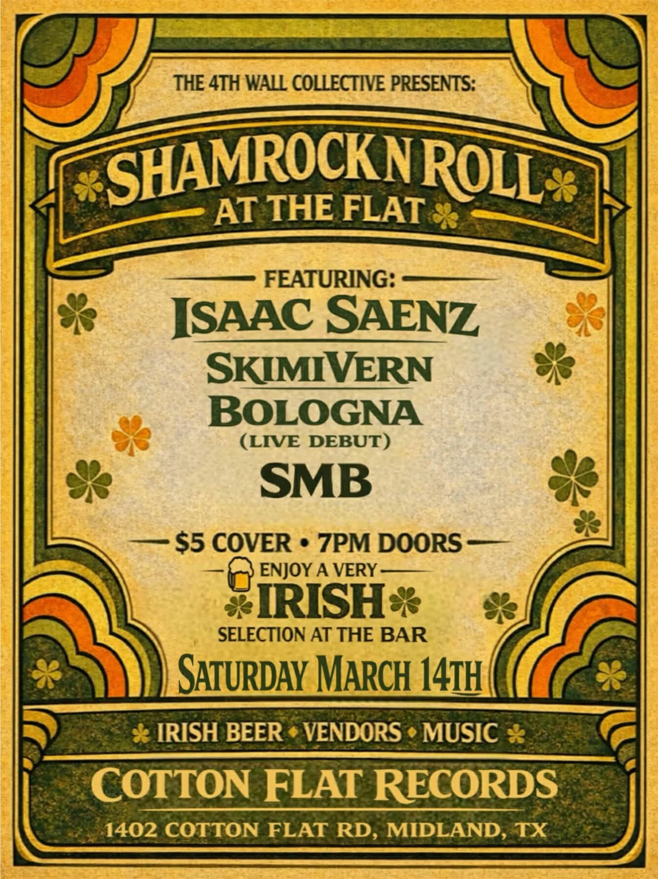 The 4th Wall Collective Presents: The Shamrock N Roll