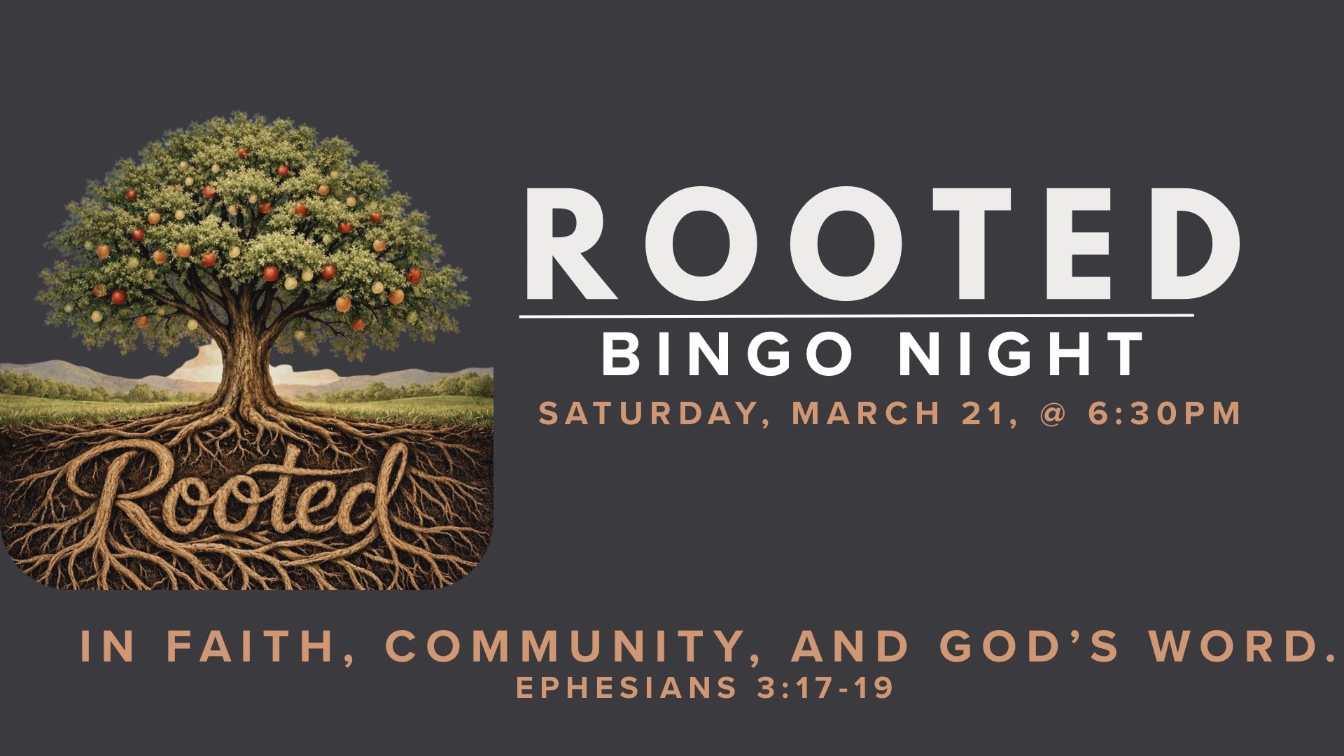 Rooted - BINGO Night