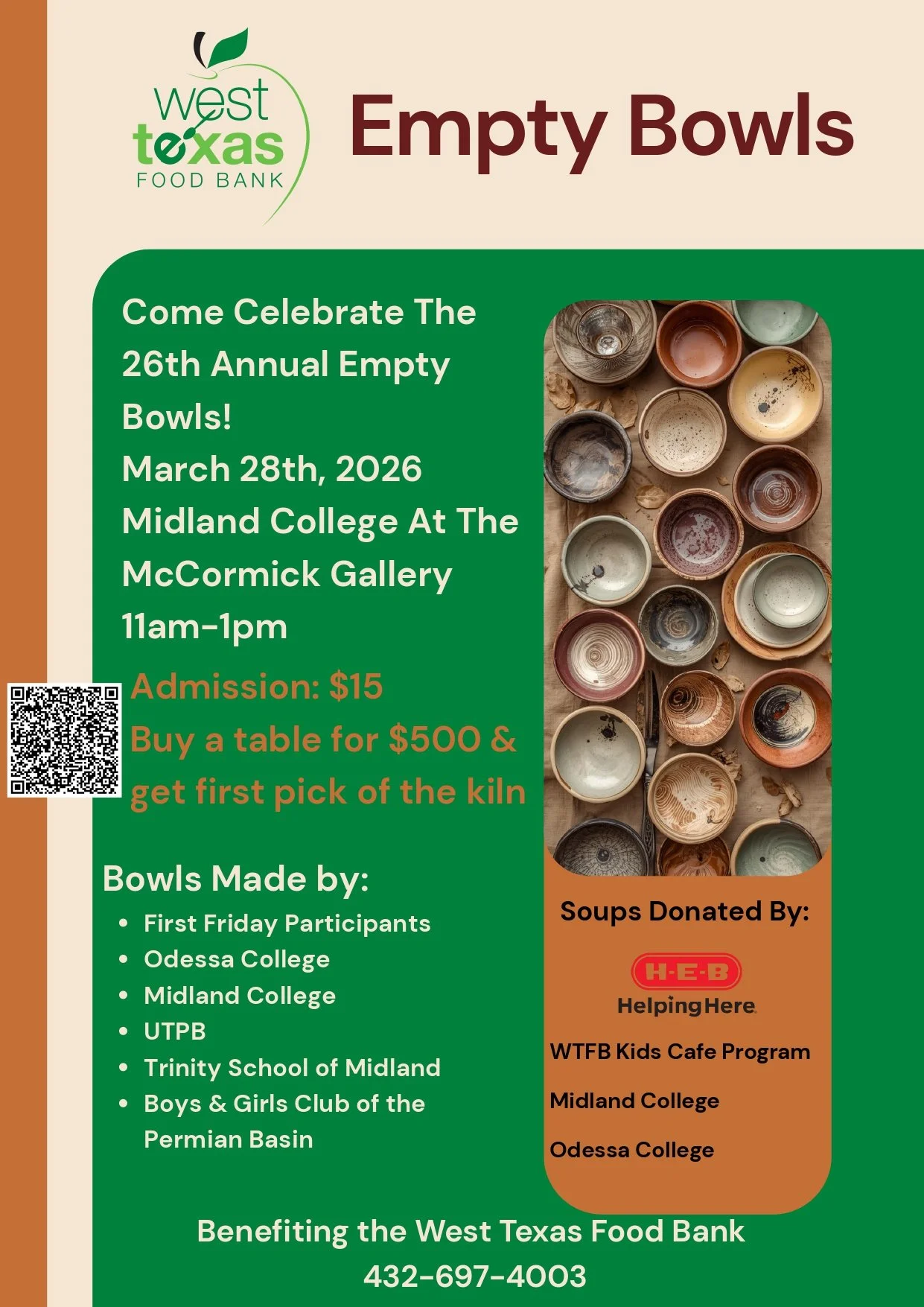 26th Annual Empty Bowls