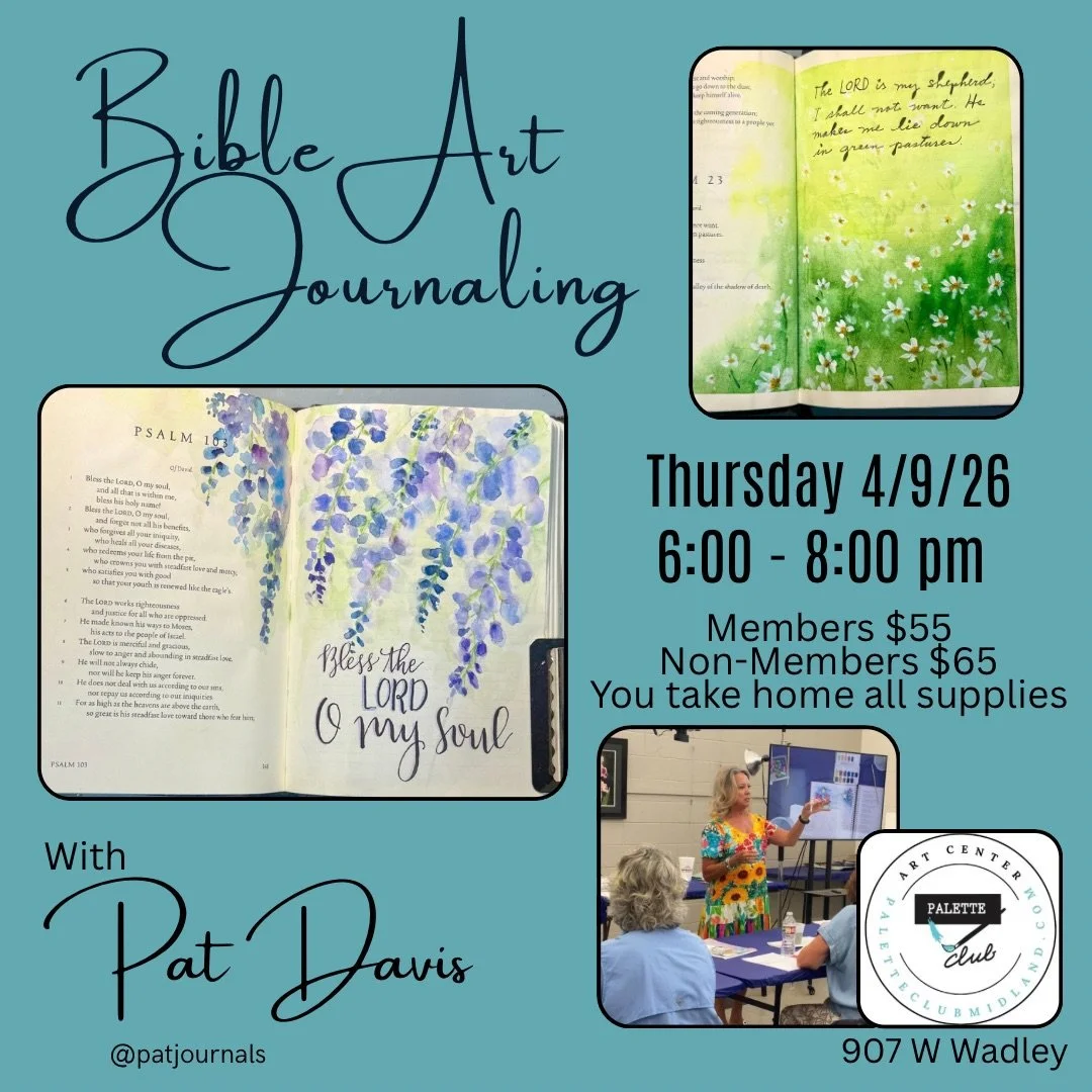 Bible Art Journaling Workshop With Artist Pat Davis 
