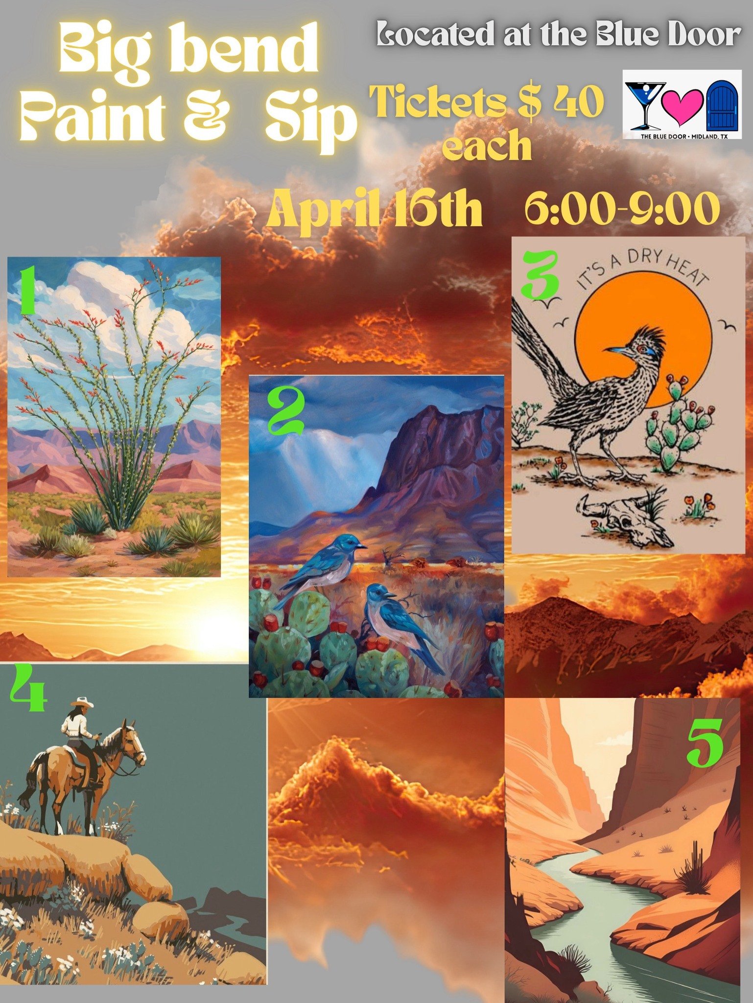 Far West Texas Sip & Paint 