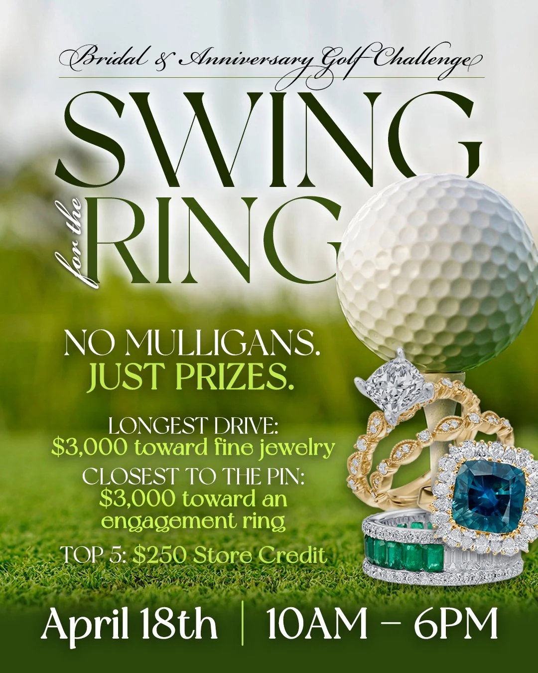 Swing for the Ring | Bridal & Anniversary Golf Challenge