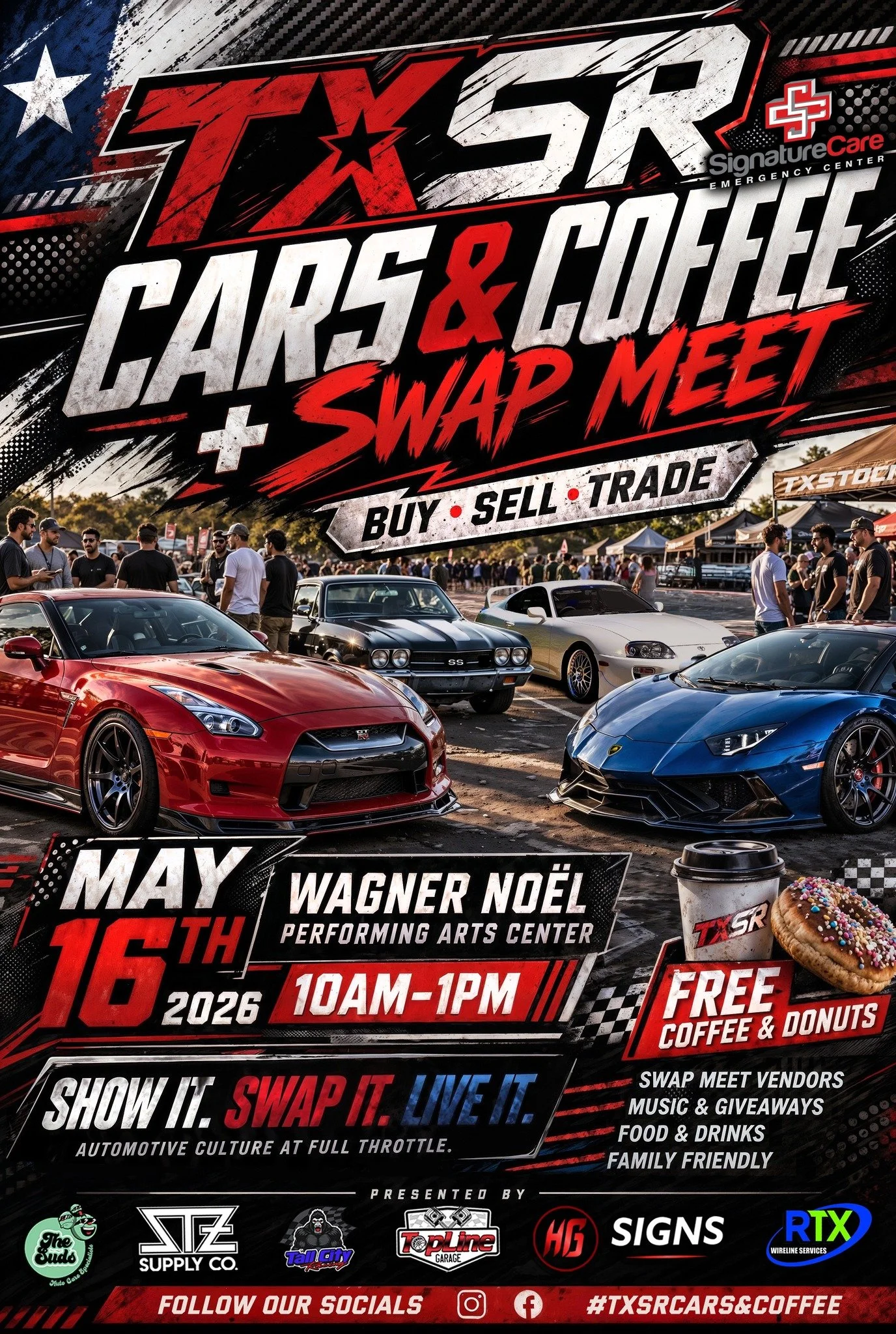 TXSR Cars & Coffee Swap Meet