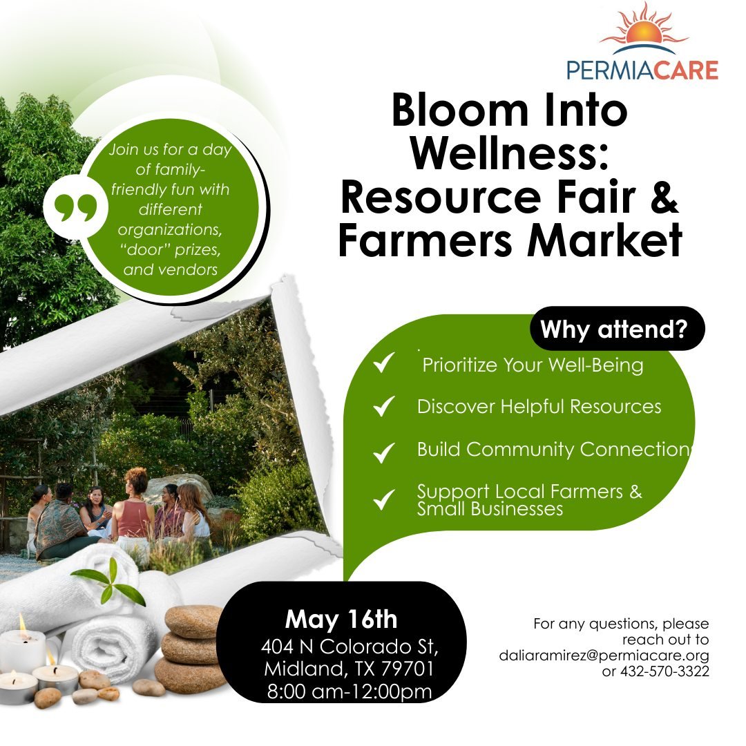 Bloom Into Wellness: Resource Fair & Farmers Market