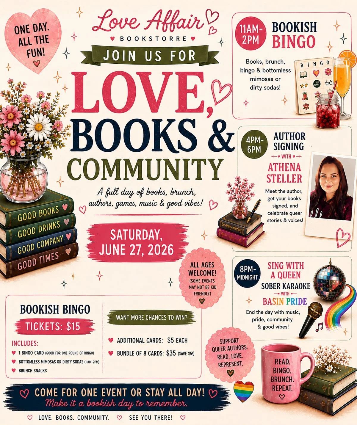 Love, Books & Community