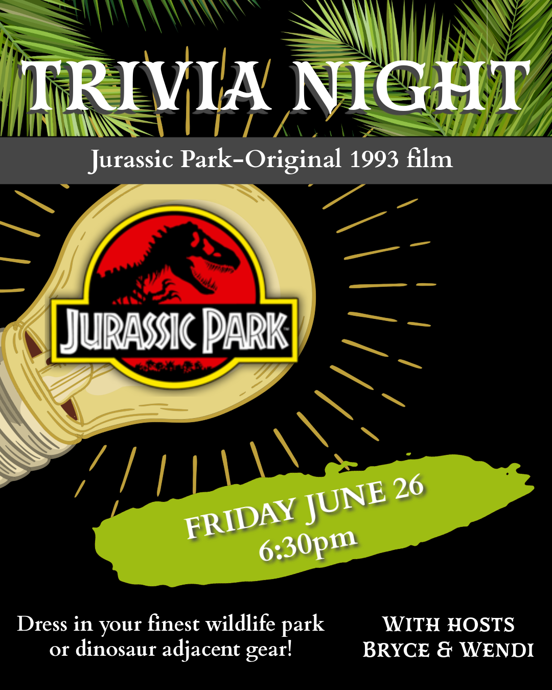 Trivia Night: Jurassic Park
